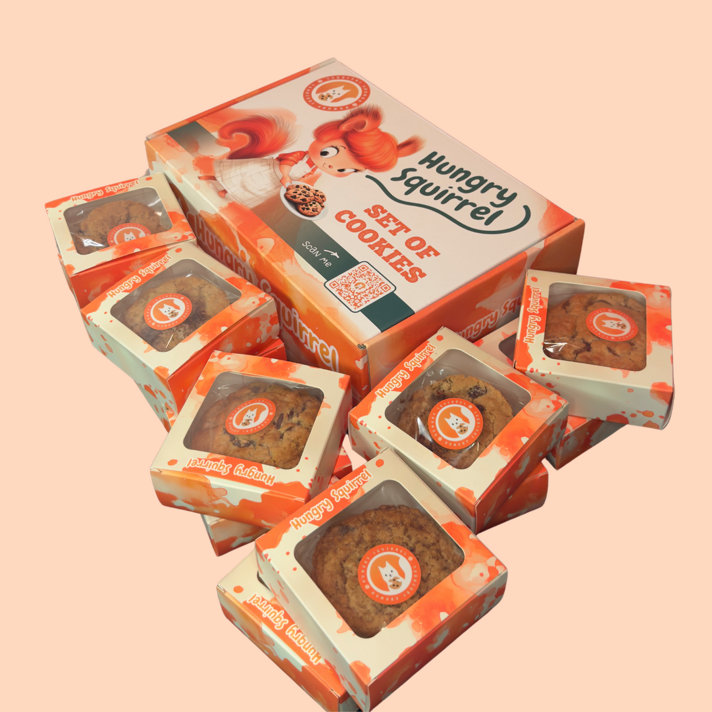 Red Velvet Cookie with Cream Cheese Filling box