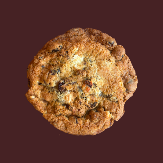 Cranberries white chocolate cookies box
